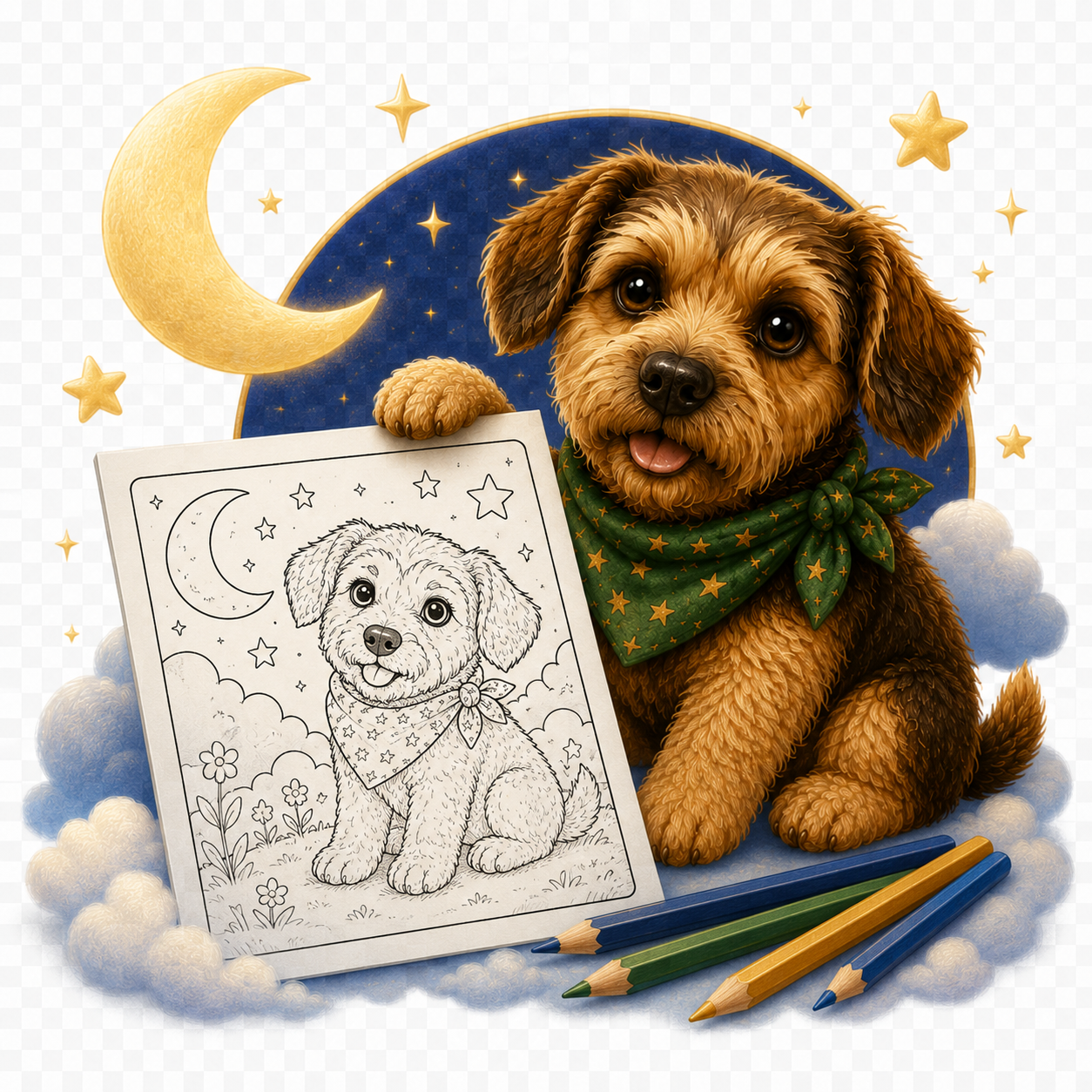Dessel Colouring Book